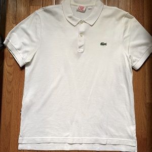 Classic White Lacoste Polo